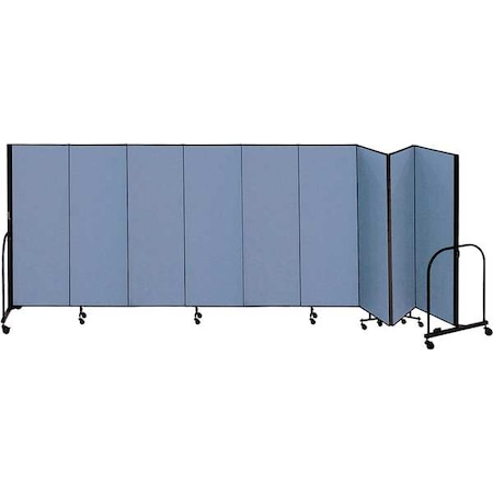 Partition, 16 Ft 9 In W x 6 Ft H, Blue MPN:CFSL609-DB