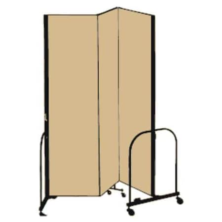 Partition, 5 Ft 9 In W x6 Ft 8 In H, Beige MPN:CFSL683-DO