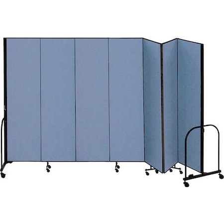 Partition, 13 Ft 1 In W x6 Ft 8 In H, Blue MPN:CFSL687-DB