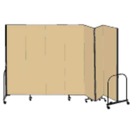 Partition, 13 Ft 1 In Wx6 Ft 8 In H, Beige MPN:CFSL687-DO