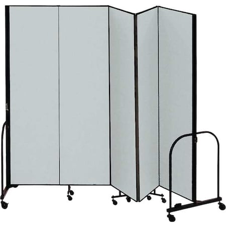 Partition, 9 Ft 5 In W x 7 Ft 4 In H, Gray MPN:CFSL745-DG
