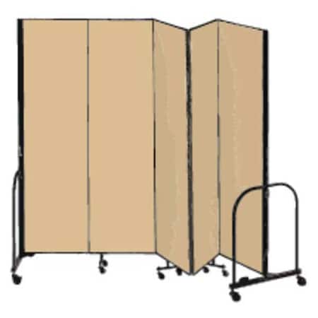 Partition, 9 Ft 5 In W x7 Ft 4 In H, Beige MPN:CFSL745-DO