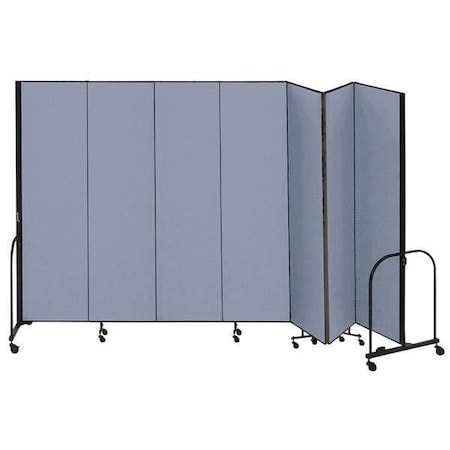 Partition, 13 Ft 1 In W x7 Ft 4 In H, Blue MPN:CFSL747-DB
