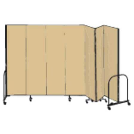 Partition, 13 Ft 1 In Wx7 Ft 4 In H, Beige MPN:CFSL747-DO