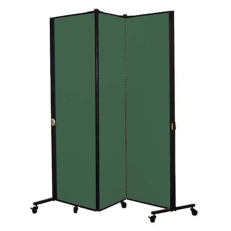 Portable Room Divider, 5Ft 9In W, Mallard MPN:HKDL603-DN