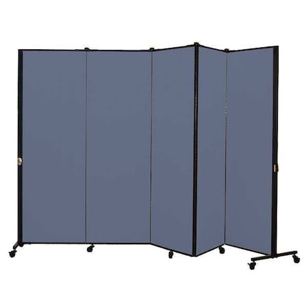 Portable Room Divider, 9Ft 5In W, Lake MPN:HKDL605-DB