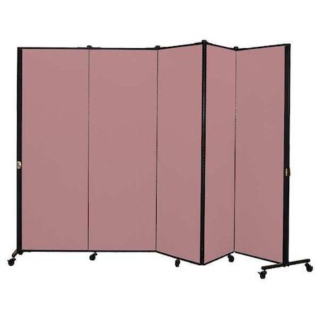 Portable Room Divider, 9Ft 5In W, Rose MPN:HKDL605-DM