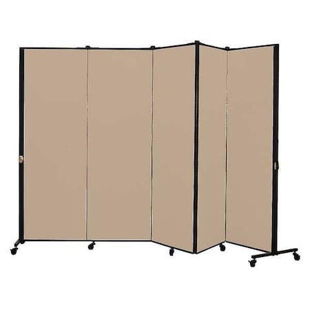 Portable Room Divider, 9Ft 5In W, Sndlwood MPN:HKDL605-VO