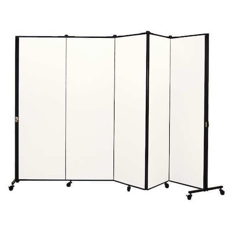 Portable Room Divider, 9Ft 5In W, Ice MPN:HKDL605-VT