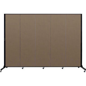 Screenflex 5 Panel Light-Duty Portable Room Divider 6'5