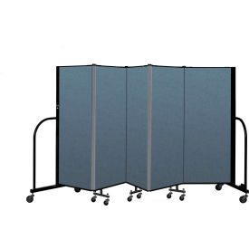 Screenflex Portable Room Divider 5 Panel 5'H x 9'5