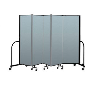 Screenflex Portable Room Divider 5 Panel 6'H x 9'5