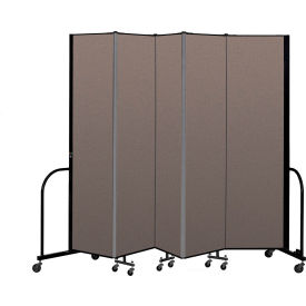 Screenflex Portable Room Divider 5 Panel 7'4