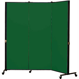 Healthflex Portable Medical Privacy Screen 3-Panel Vinyl Mint HKDL603-VN