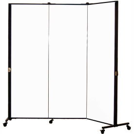 Healthflex Portable Medical Privacy Screen 3-Panel Vinyl Ice HKDL603-VT