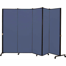 Healthflex Portable Medical Privacy Screen 5-Panel Lake HKDL605-DB