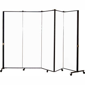 Healthflex Portable Medical Privacy Screen 5-Panel White HKDL605-DT