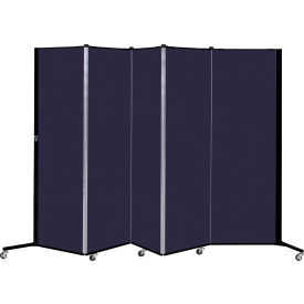 Healthflex Portable Medical Privacy Screen 5-Panel Navy HKDL605-DV