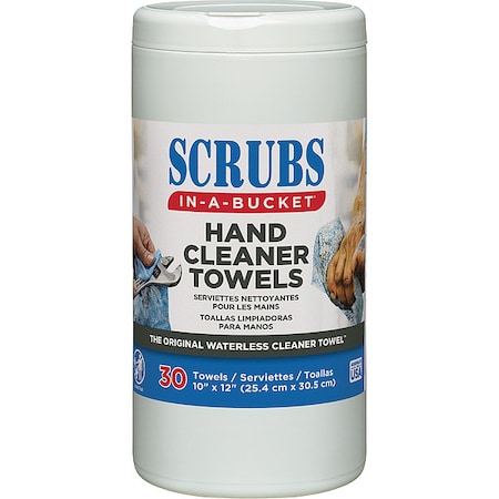 Scrubs Hand Cleaner 30TOWELS Per Pal MPN:42230
