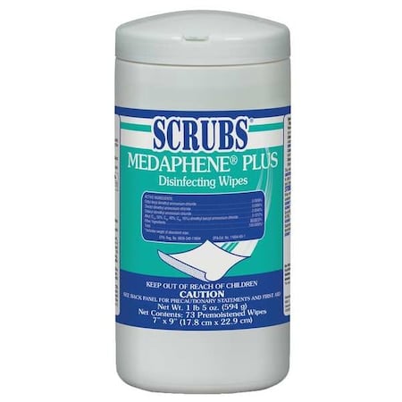Scrubs Medaphene Plus Disinfecting Wipes MPN:96365