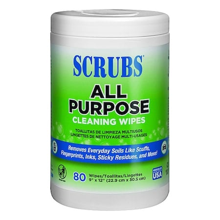 Scrubs All Purpose Cleaning Wipes 6 Count Pack MPN:96580