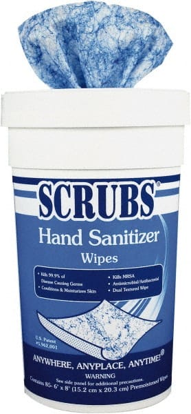 Sanitizing Wipes: Pre-Moistened MPN:90985