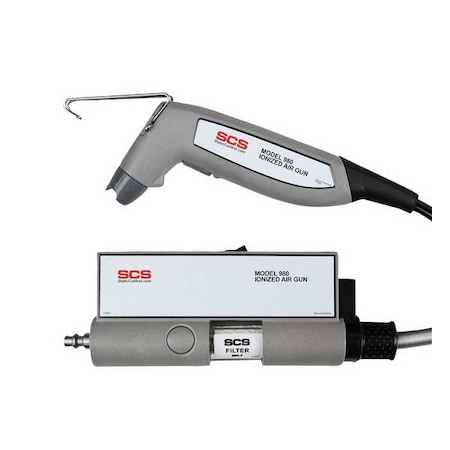 Ionizing Air Gun, 120VAC, 7ft.L, Gray/Black MPN:980