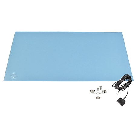 Static Dissipative Mat, Blue, 24