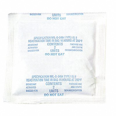 Desiccant Bag Tyvek Bags PK150 MPN:2PLDES150 Desiccant Bag Tyvek Bags PK150 MPN:2PLDES150