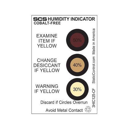 HumidityMeasurementCard3-Spots, PK125 MPN:3HIC125-CF