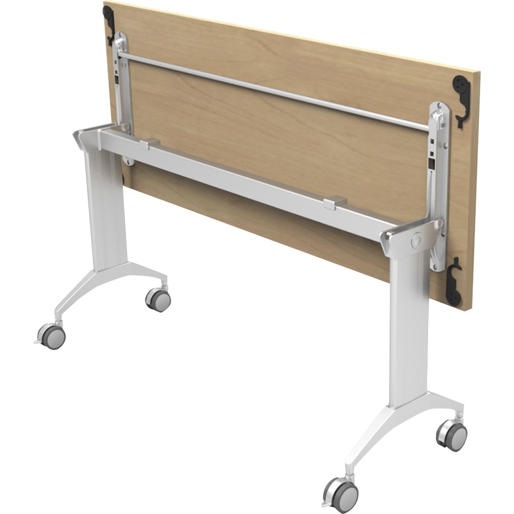 Special-T Link 72in Table Flip Base, Metallic Silver Flip Base, 27.75inH x 17.50inW, Assembly Required MPN:SPLINKFT2472