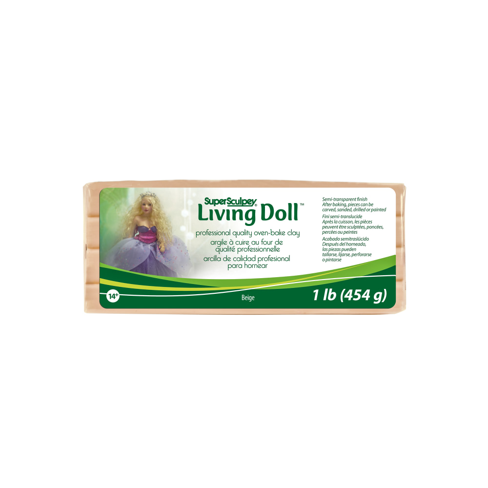 Sculpey Living Doll Modeling Compound, 1 Lb, Beige MPN:49843