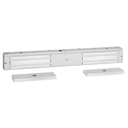 Mag Lock, Fire Rated, Double Door, US28, 12/24 VDC, 1200lb MPN:1572V