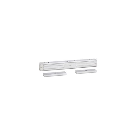 Mag Lock, Fire Rated, Double Door, US28, 12/24 VDC, 650lb MPN:1582V