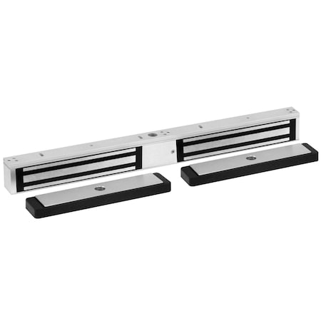 Mag Lock, Fire Rated, Double Door, US28, DPS, MBS, 12/24 VDC, 1200lb MPN:352V