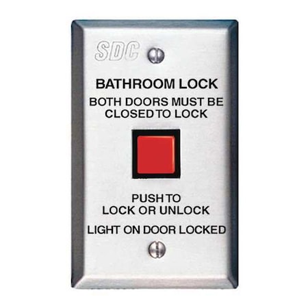 Bathroom Lock, 2-7/8 in. W MPN:CB401-AU