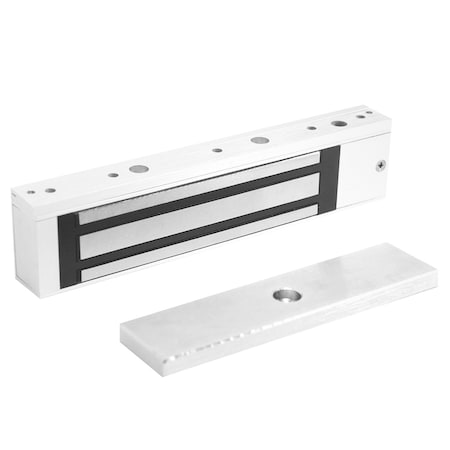 Mag Lock, Fire Rated, Single Door, US28, DSS, 12/24 VDC, 1200lb MPN:E1200