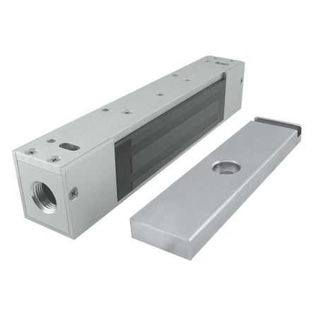 Magnetic Lock, 1.38 in, 2 in, Clear Anodized MPN:EP17624