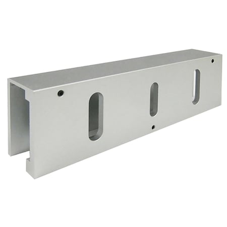 Single Glass Door Mounting Kit, for 1511, 1571 and 1581 Series EMLocks, Satin Aluminum Clear Anodiz MPN:HDB1V