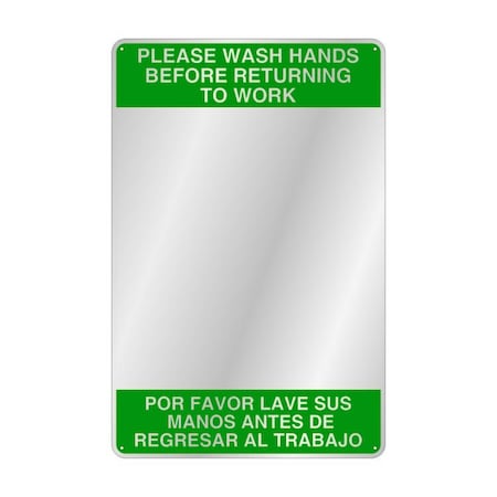 Safety Culture Sign, Acrylic, No Backing, Rectangular MPN:BSM307