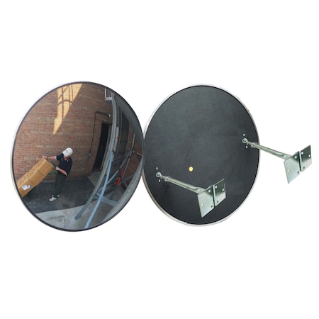 Convex Safety Mirror, Polycarbonate, 26