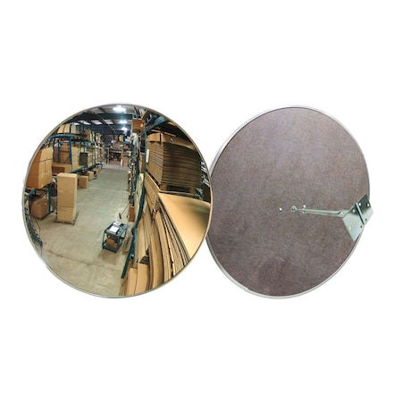 Convex Safety Mirror, Polycarbonate, 18