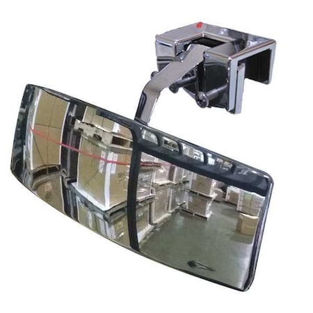 Vehicle Rear View Safety Mirror, Stainless Steel, 8