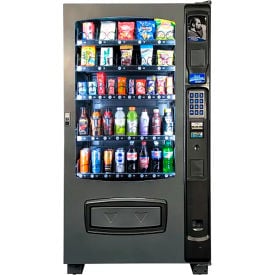 Seaga Envision Snack & Beverage Combo Vending Machine with Changer & Bill Acceptor 5 Trays ENV5CPS3