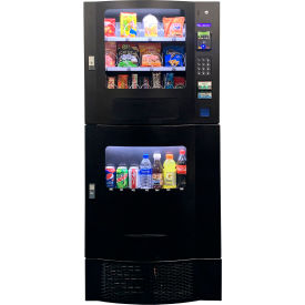 Seaga SnakMart Compact Combo Snack & Drink Vending Machine with Credit Card Reader 4 Wide Selection SM2300PS4