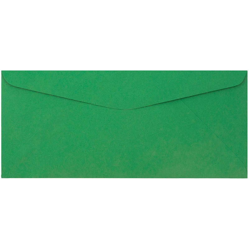 JAM Paper #9 Booklet Envelopes, Gummed Closure, Green, Pack Of 50 MPN:PACV367