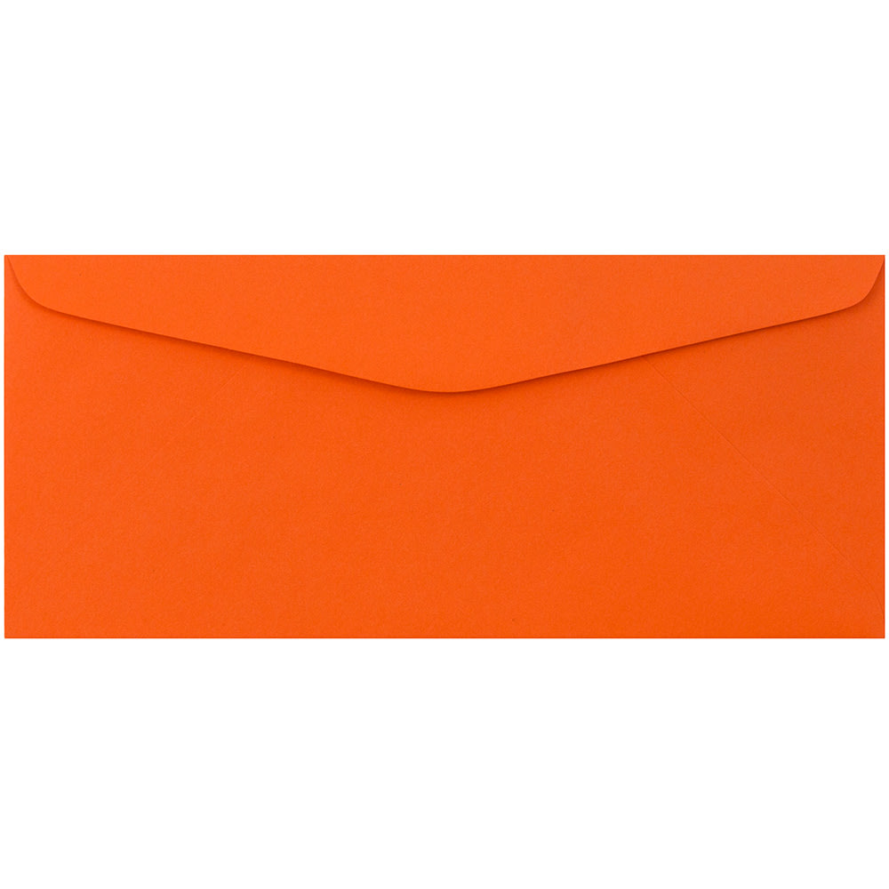 JAM Paper Booklet Envelopes, #9, Gummed Seal, Orange, Pack Of 50 MPN:PACV369