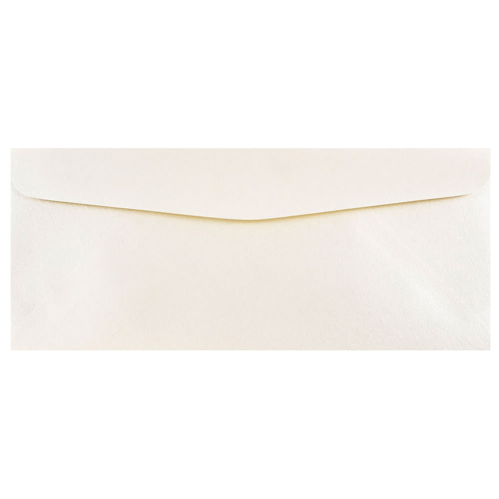 JAM Paper # 10 Business Booklet Envelopes, Gummed Seal, Opal, Pack Of 25 MPN:V018287