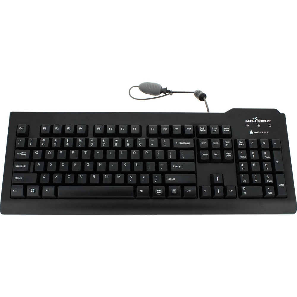 Seal Shield SEAL CLEAN - Keyboard - USB - US - waterproof - black MPN:SSKSV207