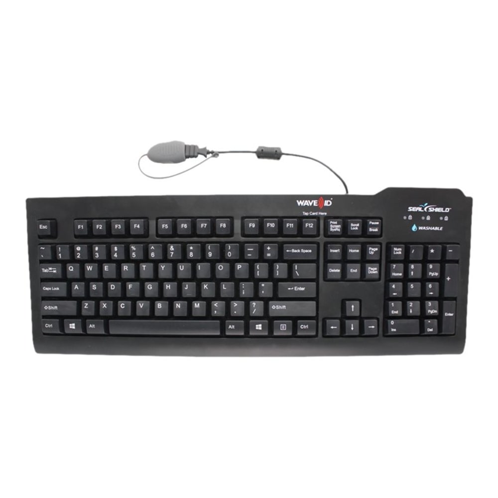Seal Shield Seal Clean Glow - Keyboard - washable - USB - US - black MPN:SSKSV207GRC125